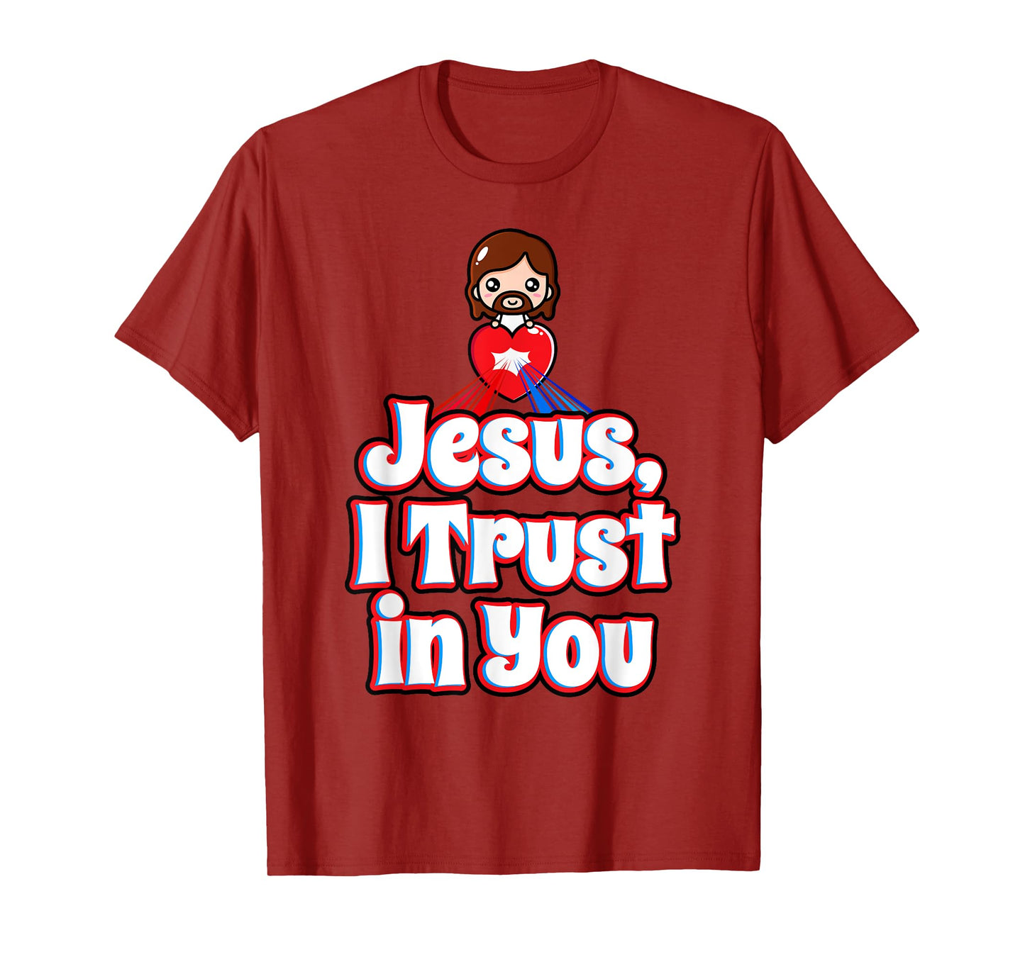 Divine Mercy for Kids Jesus I Trust in You St Faustina Cute T-Shirt