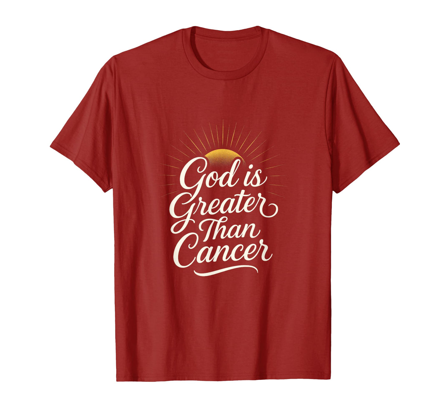 God is Greater Than Cancer - Survivor Pride Faith T-Shirt