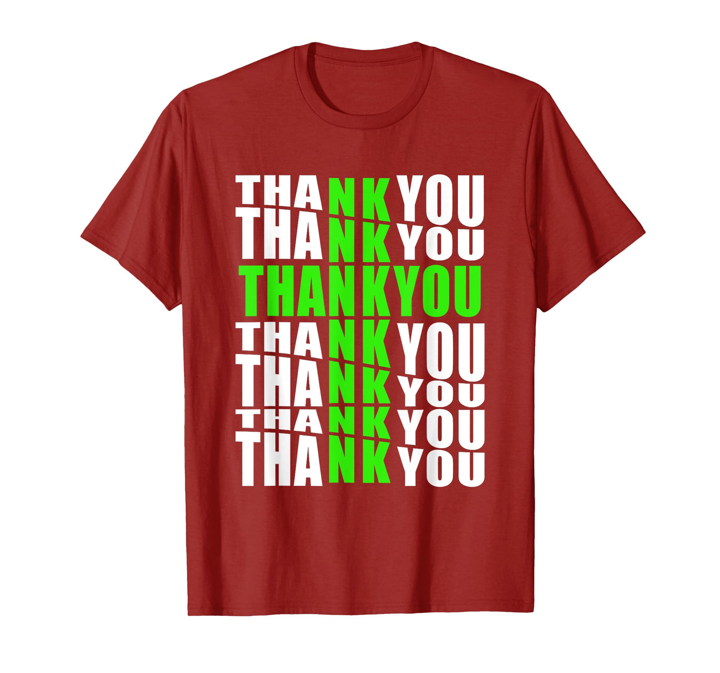 Thank You Written To Form Cross Jesus Gratitude Blessings T-Shirt