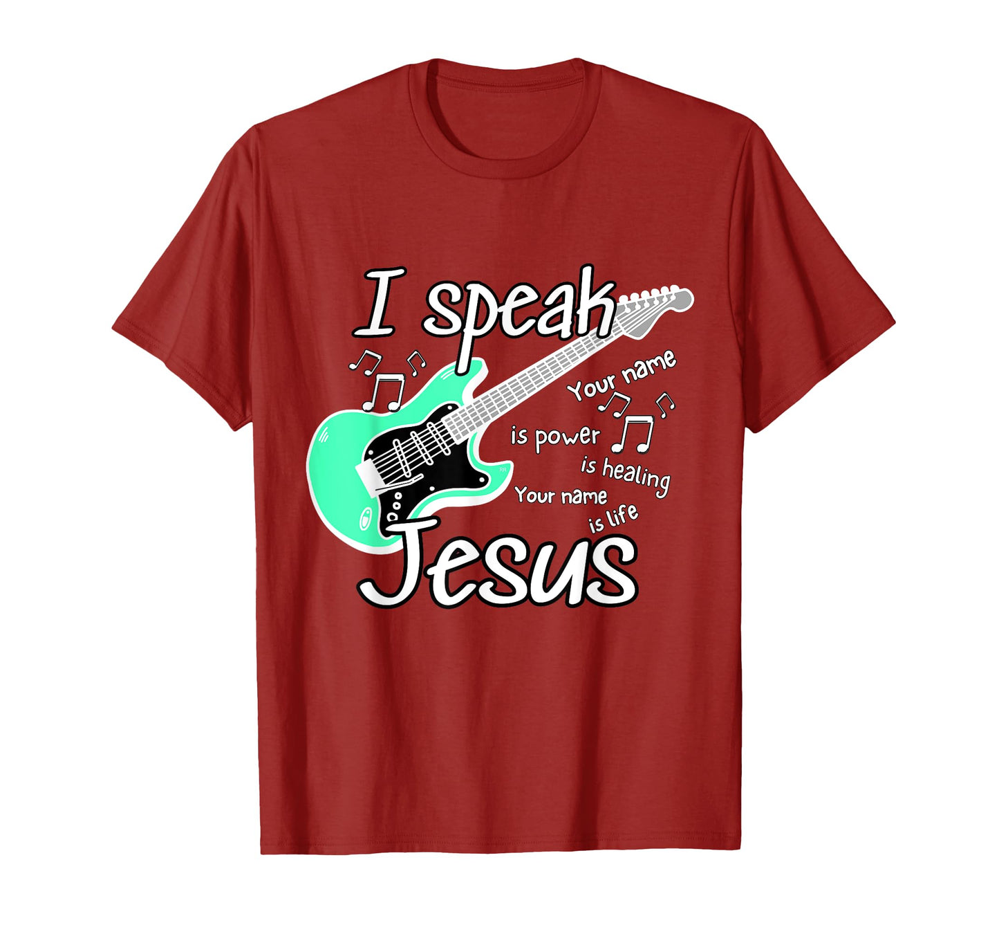 I SPEAK JESUS Christian Worship Song Youth Group T-Shirt