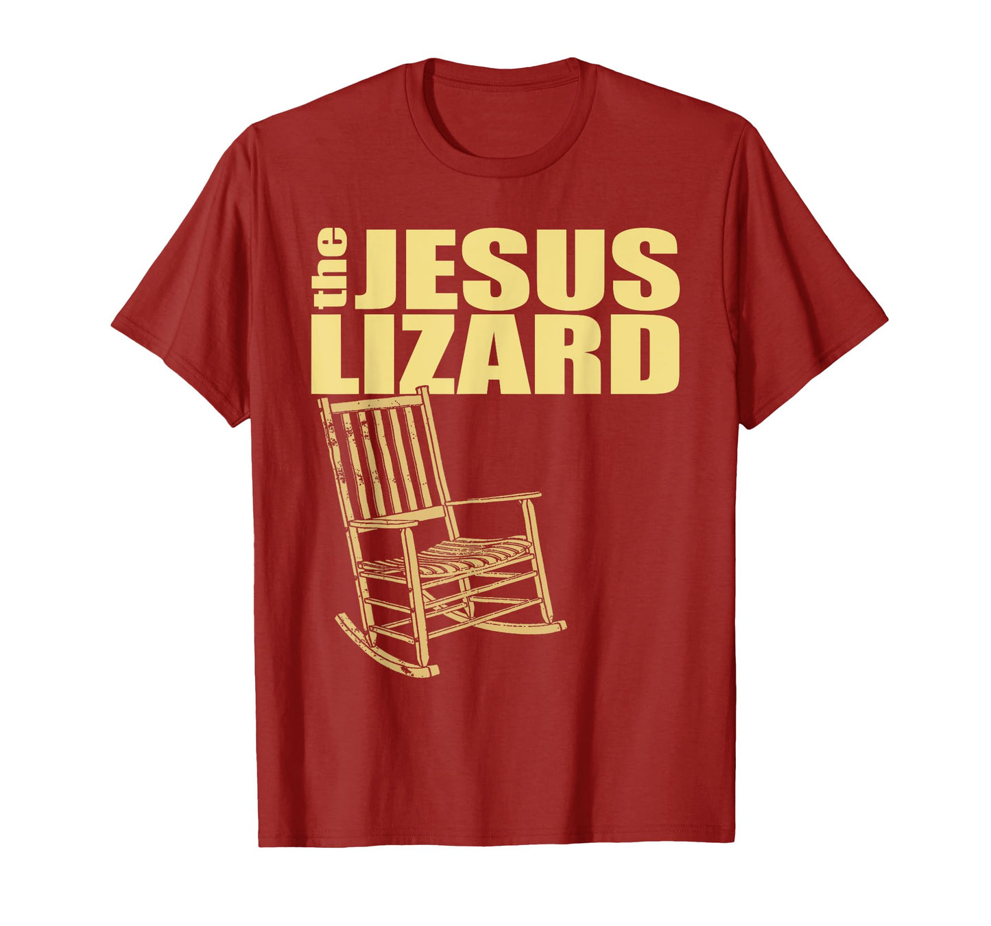 The Jesus Lizard Funny Chair Saying Christian Faith Music T-Shirt