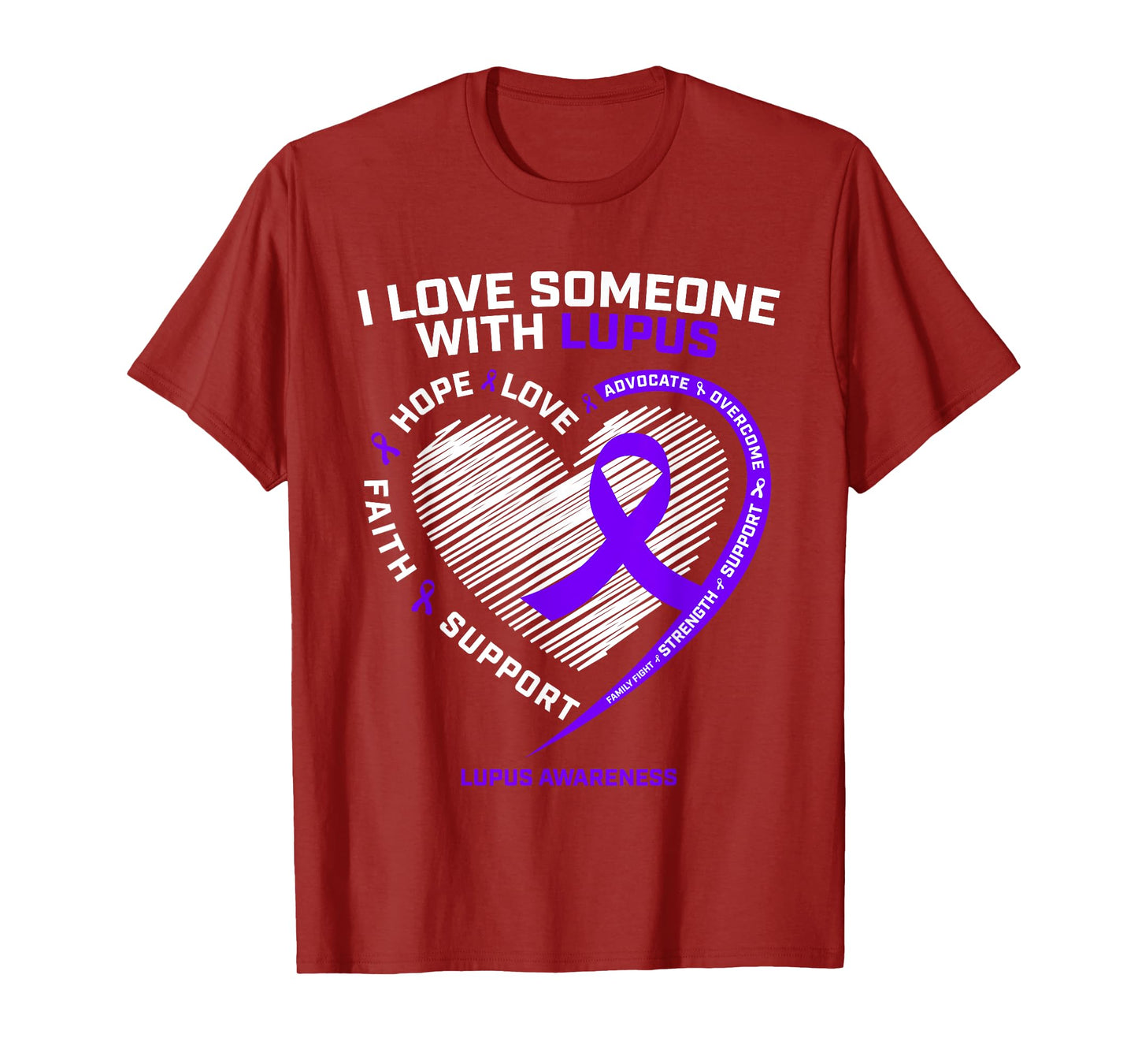 Men Women Mom Wife Gifts Products Daughter Lupus Awareness T-Shirt