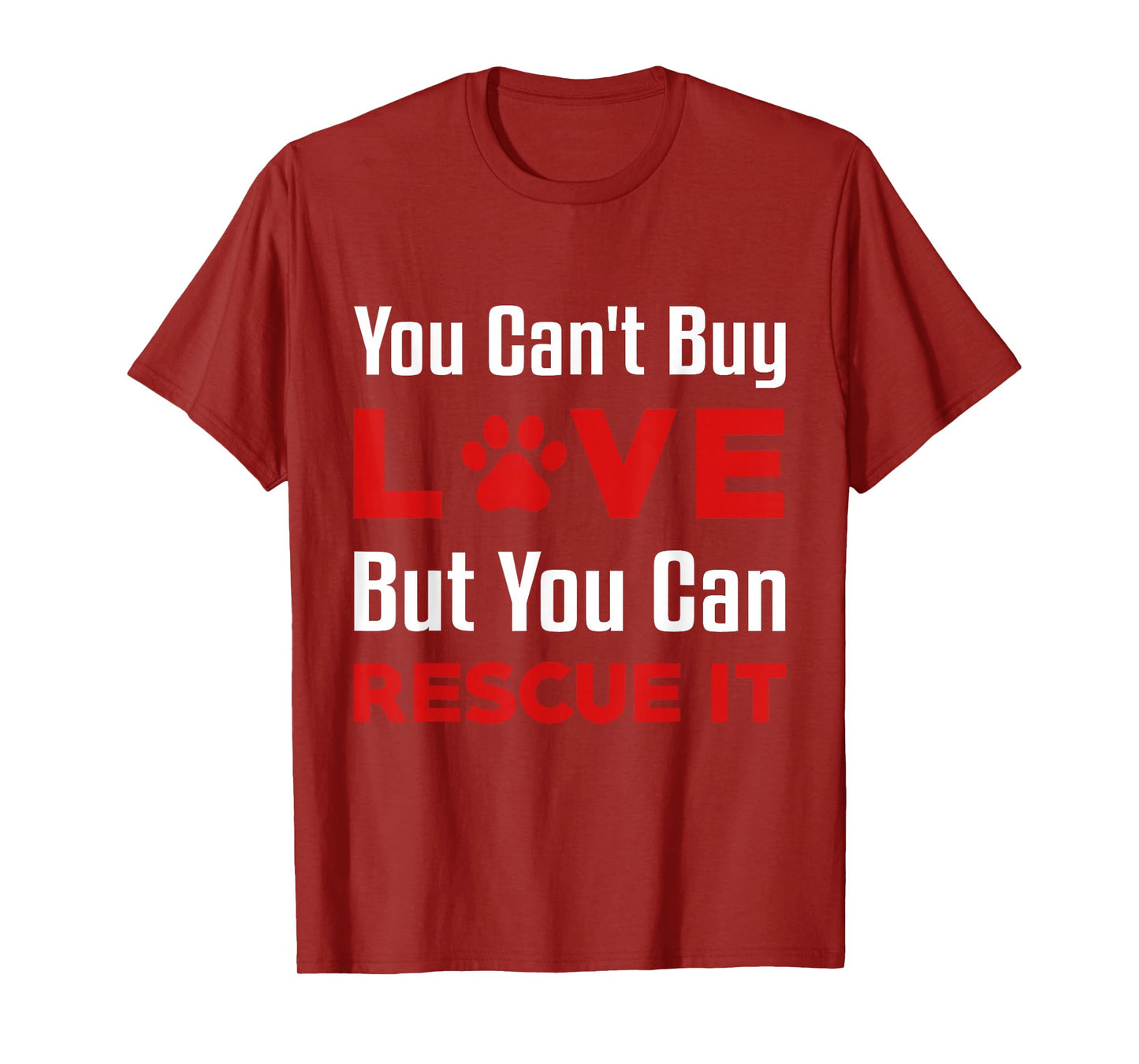 You Can't Buy Love But You Can Rescue It Pet Dog Women Cat T-Shirt