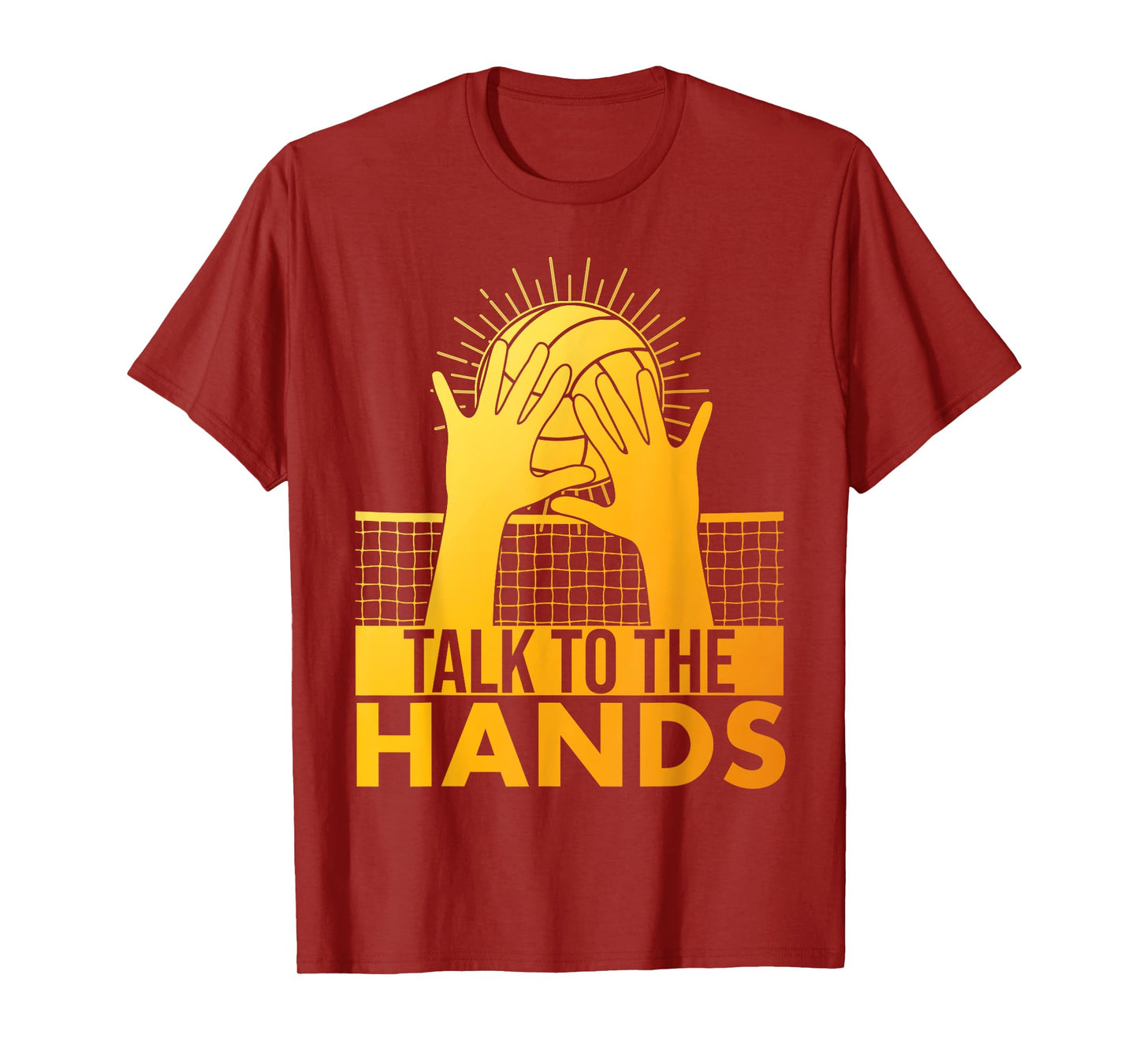 Funny Volleyball Art For Men Women Blocker Volleyball Player T-Shirt