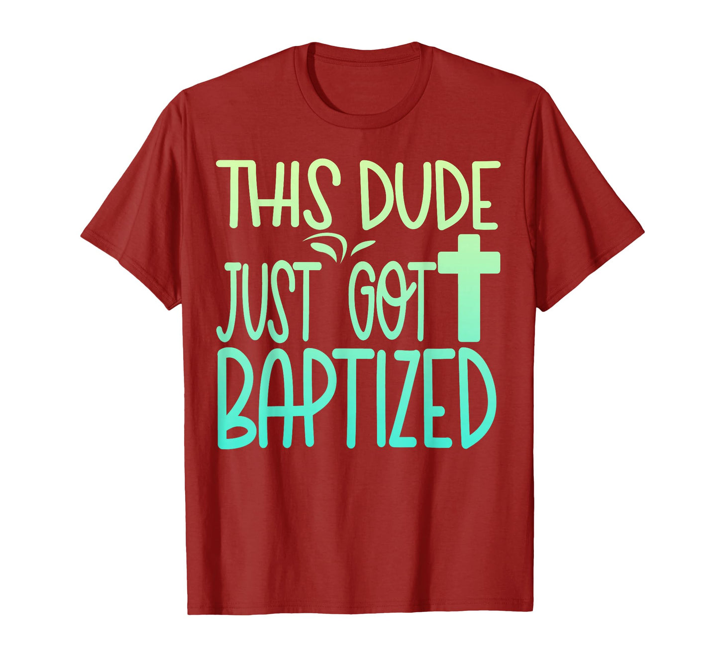 Baptism Kids Boy Dude Baptized Christian 2025 I Decided T-Shirt