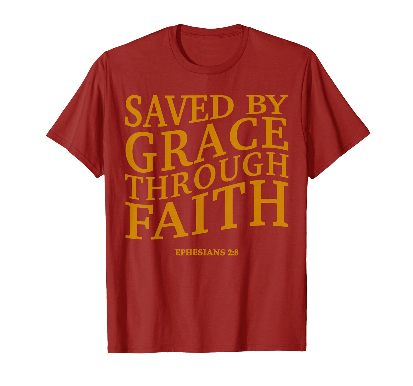 Saved by Grace Christian Jesus God Son Brother Sister Girl T-Shirt