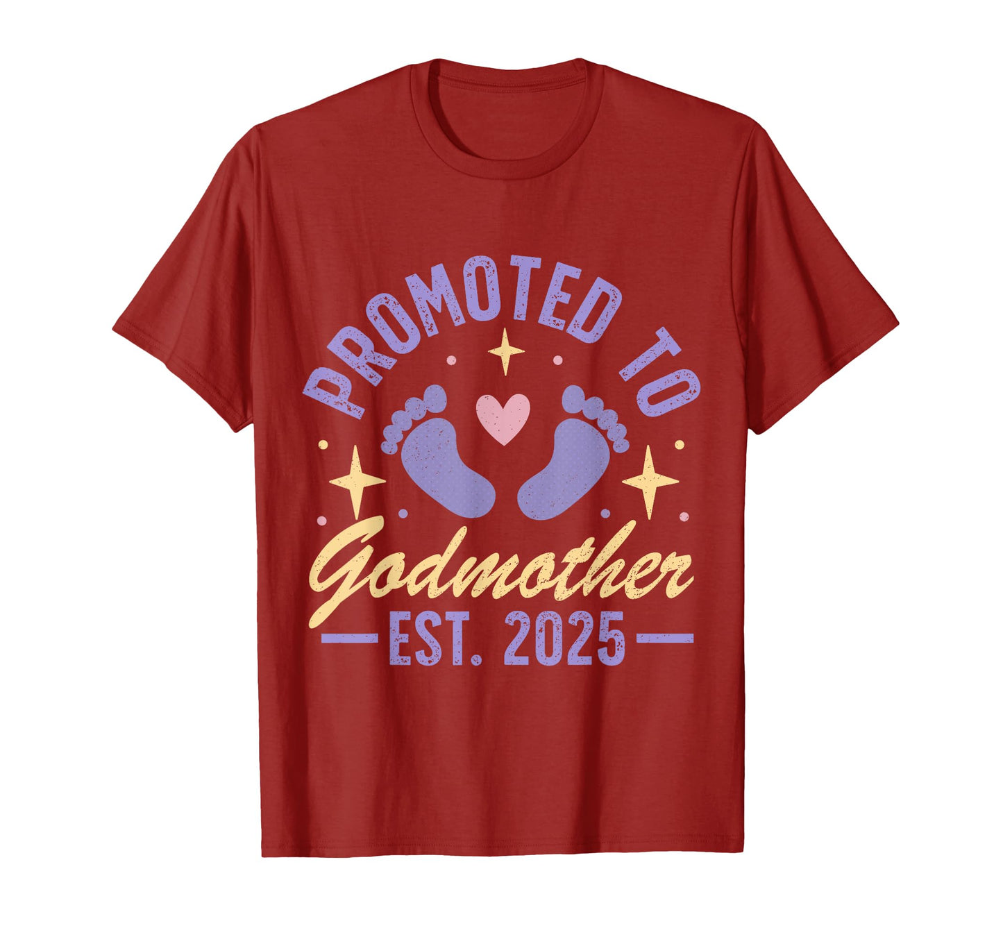 Promoted To Godmother 2025 T-Shirt