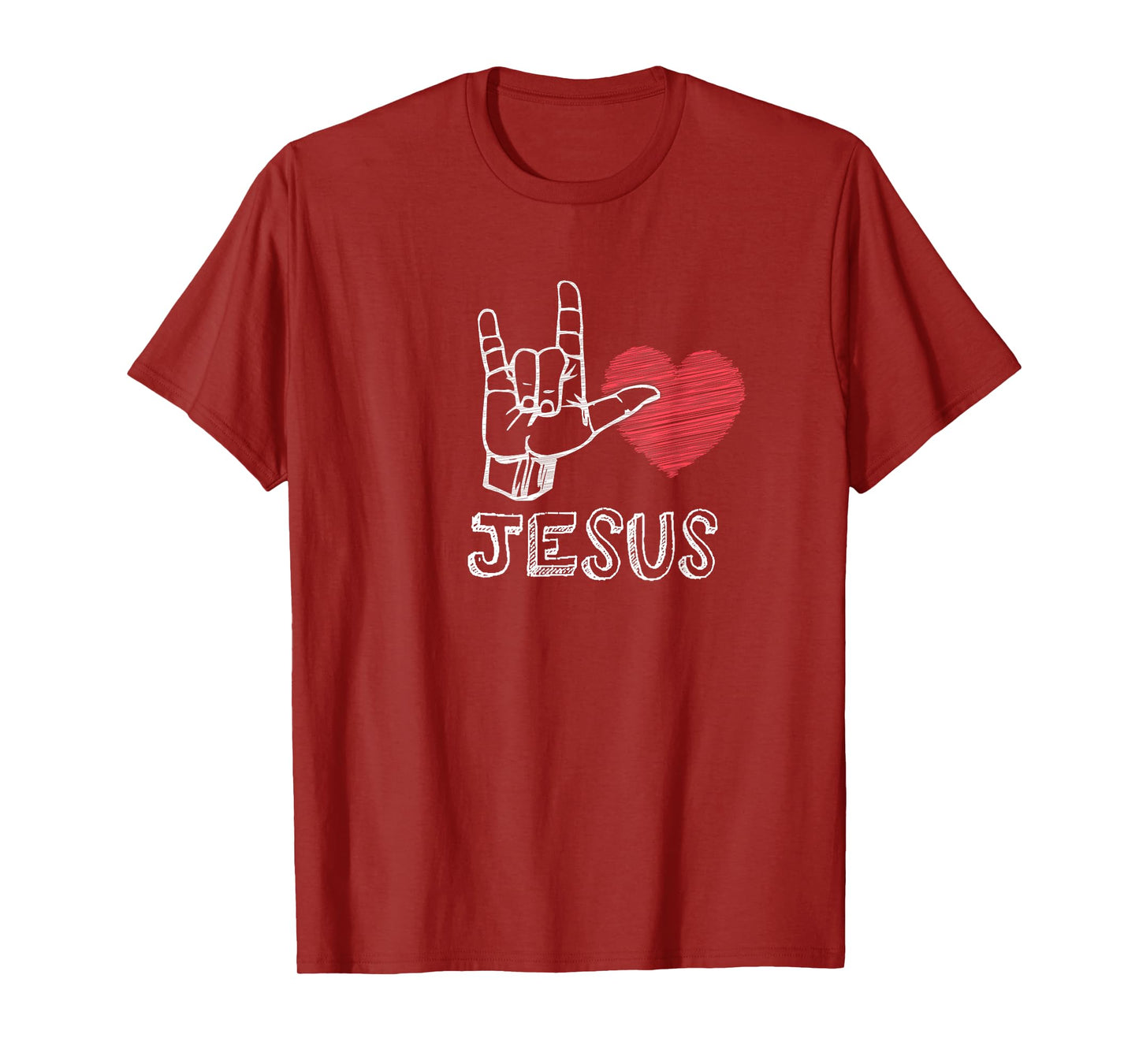 I Love Jesus, Sign Language Christians T-Shirt