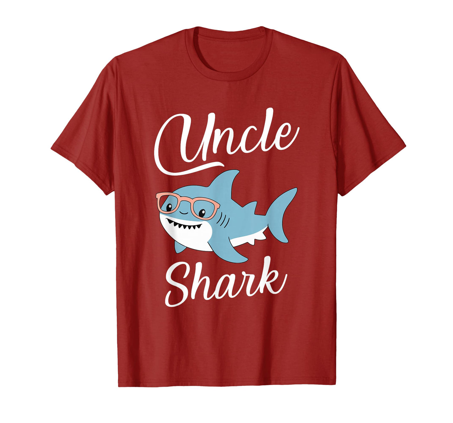 Uncle Shark Funny Matching Family Grandpa T-Shirt