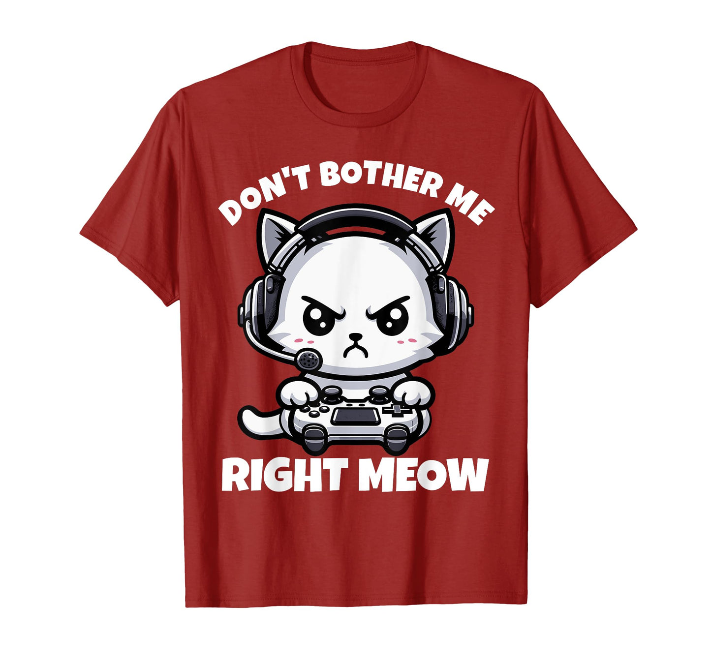 Funny Video Gamer, Cat Gaming For Men, Boys Kids, Video Game T-Shirt