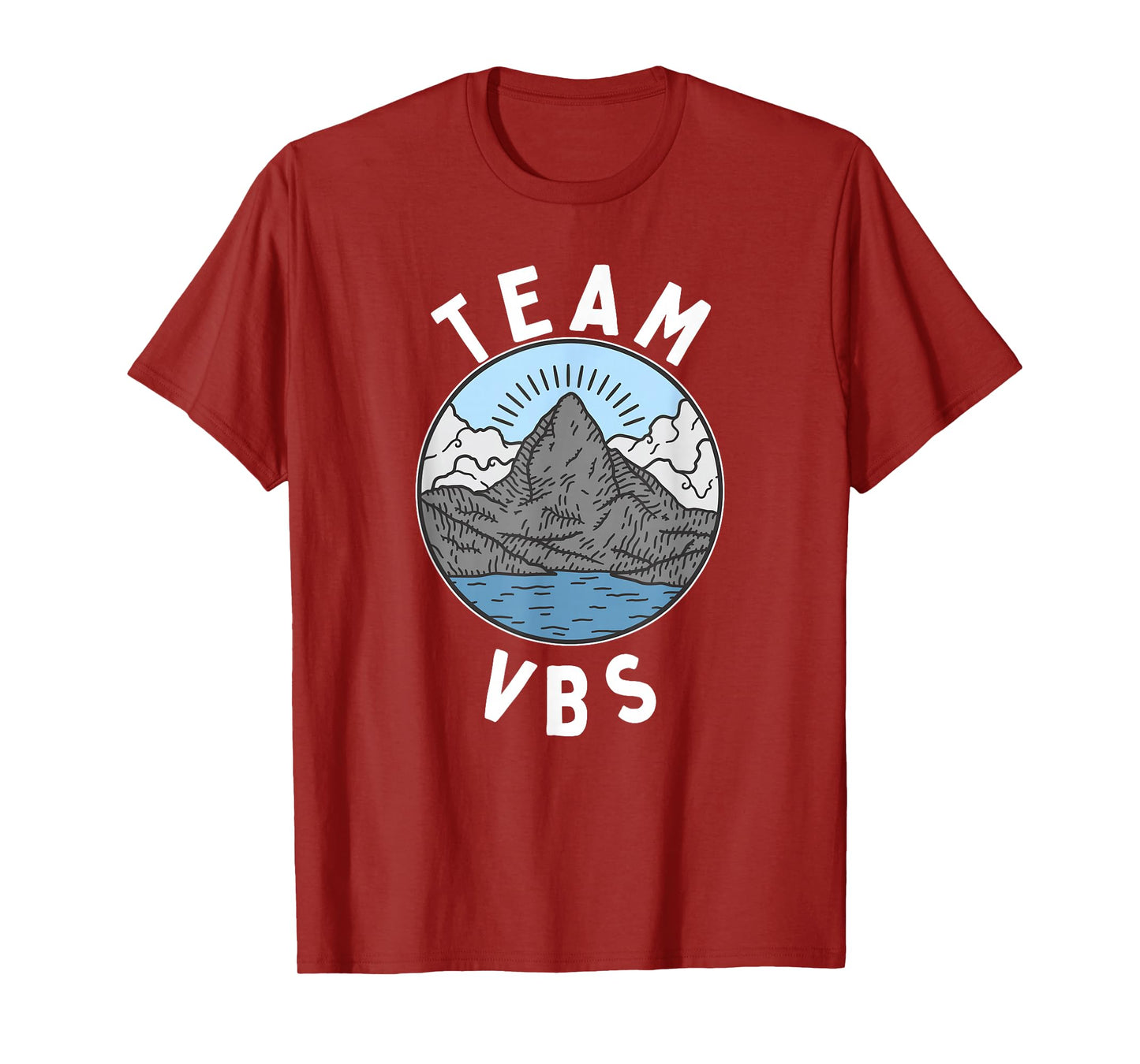 I Love VBS 2024 Team Vacation Bible School Lake Mountain T-Shirt