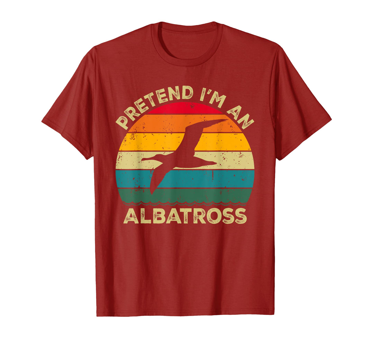 Pretend I'm an Albatross Lazy Halloween Costume T-Shirt