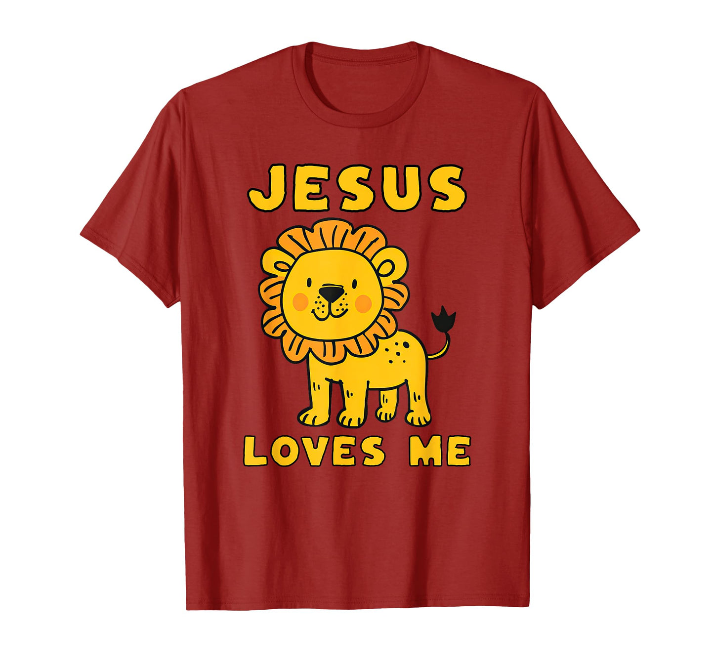 Jesus Loves Me Cute Lion Christian T-Shirt
