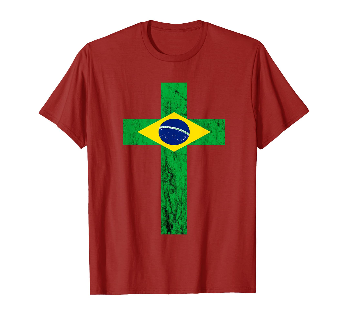 Brazil Jesus Cross Brazileiro Christian T-Shirt