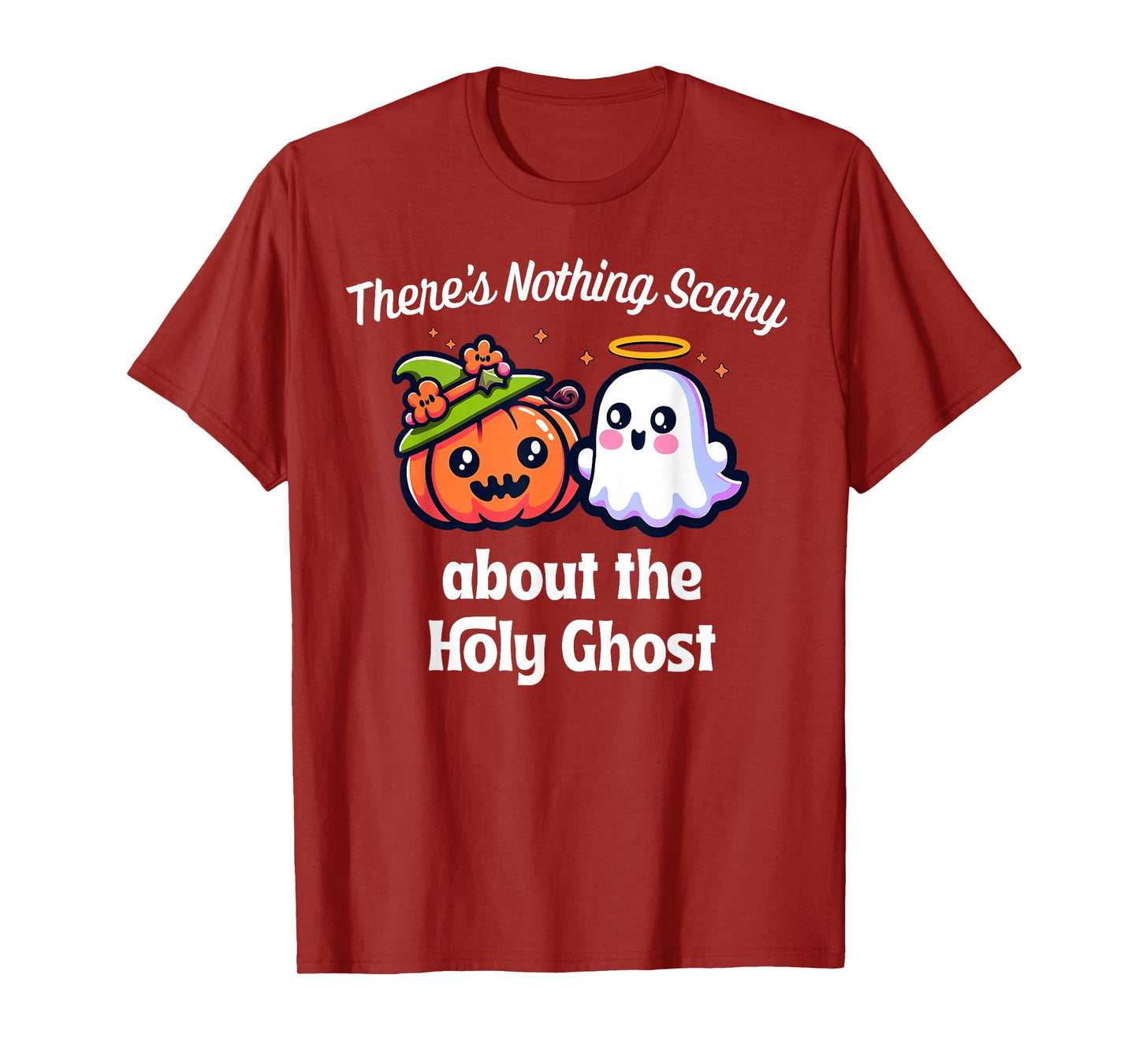Christian Holy Ghost Halloween Nothing Scary Christian Jesus T-Shirt