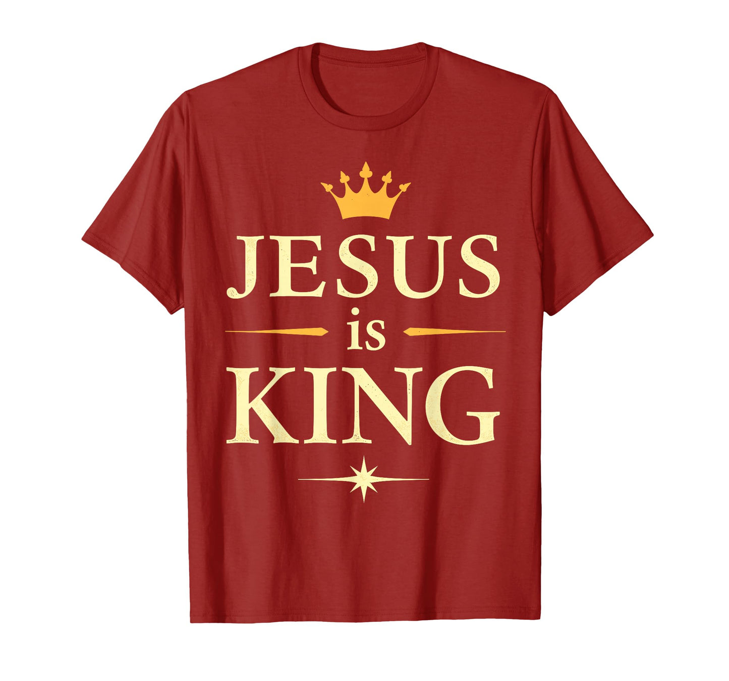 Jesus is King | Christian Faith Design T-Shirt