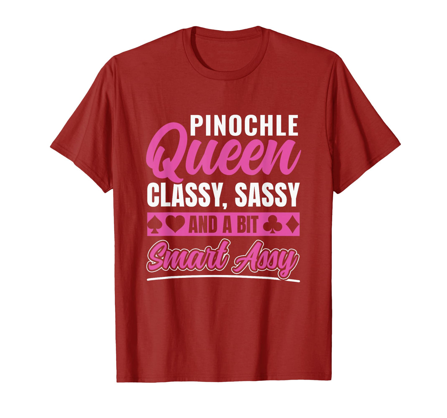 Womens Pinochle Queen Funny Pinochle Player T-Shirt