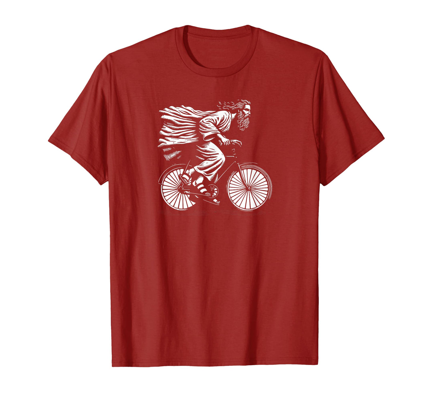 Awesome Jesus Christ Bicycle Vintage Retro Mountain Biker T-Shirt