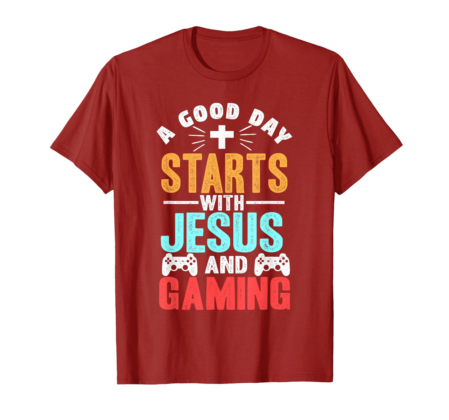 Funny Christian Jesus Gaming Gift for Christian Gamer T-Shirt