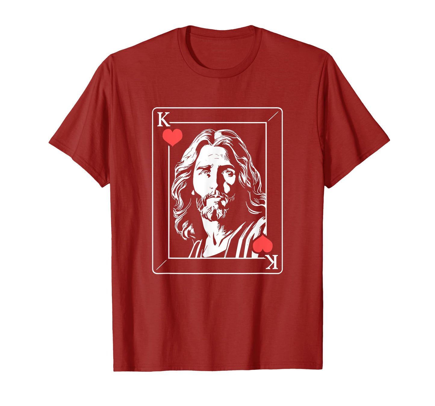 Jesus Christ - Jesus King Of Hearts T-Shirt