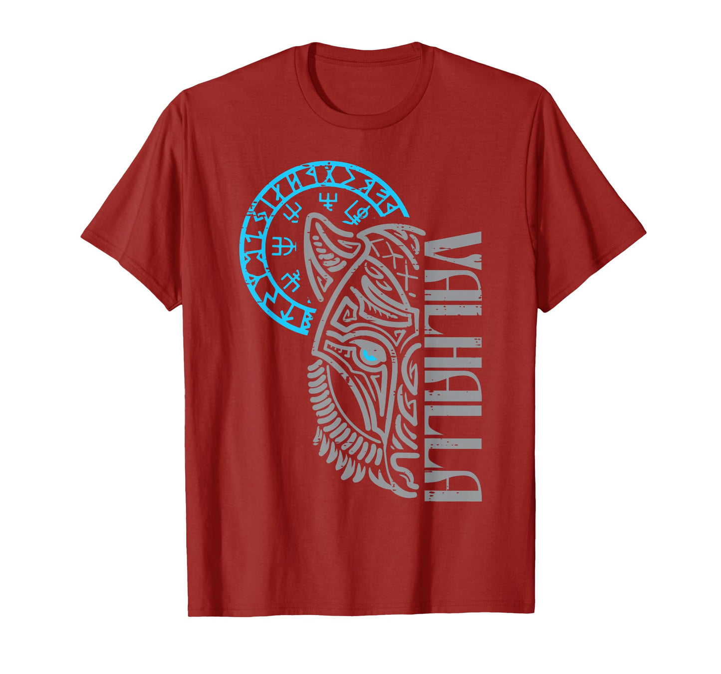 Viking Valhalla Wolf Mask Norse Mythology Men Women Kids T-Shirt