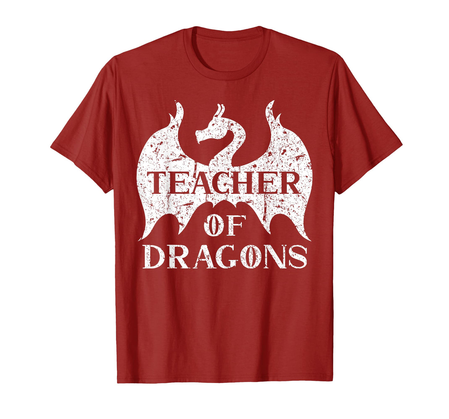 Vintage Teacher Of Dragons Funny Quotes Teacher Student T-Shirt for Men Women