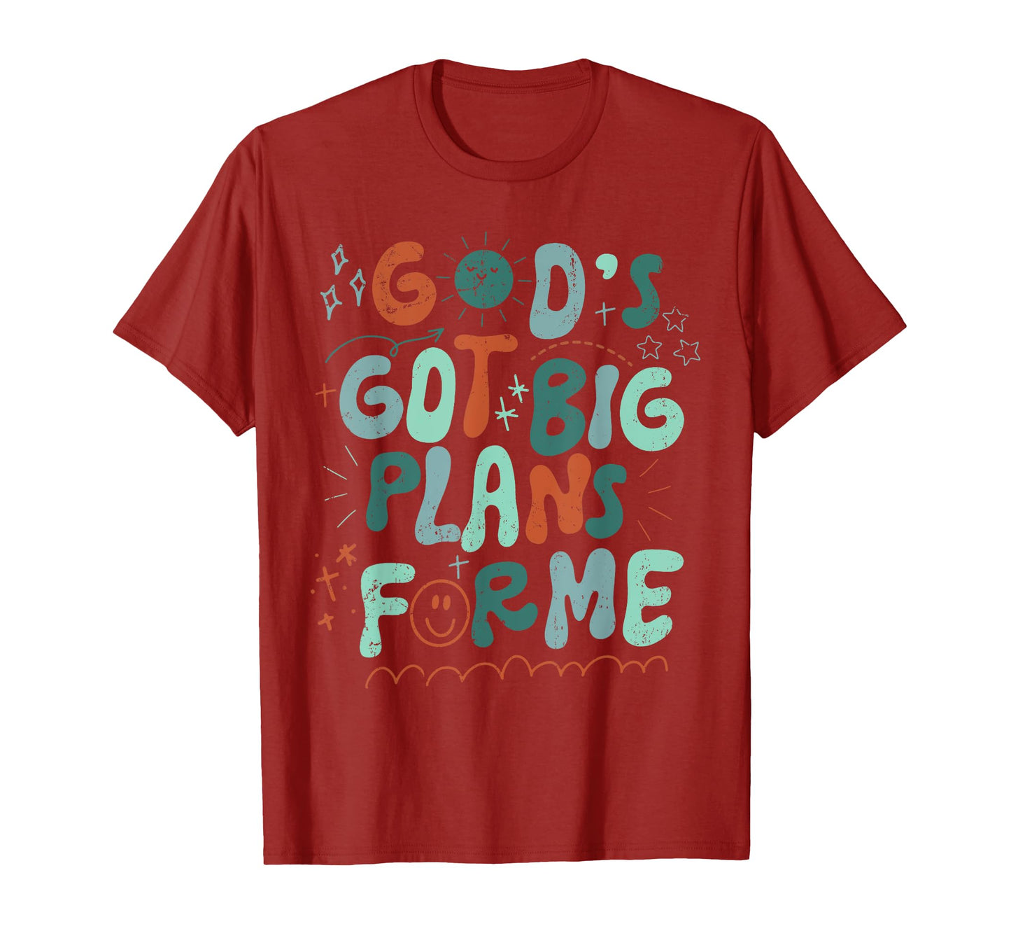 God's Got Big Plans For Me Religious Christian Prayer Gifts T-Shirt