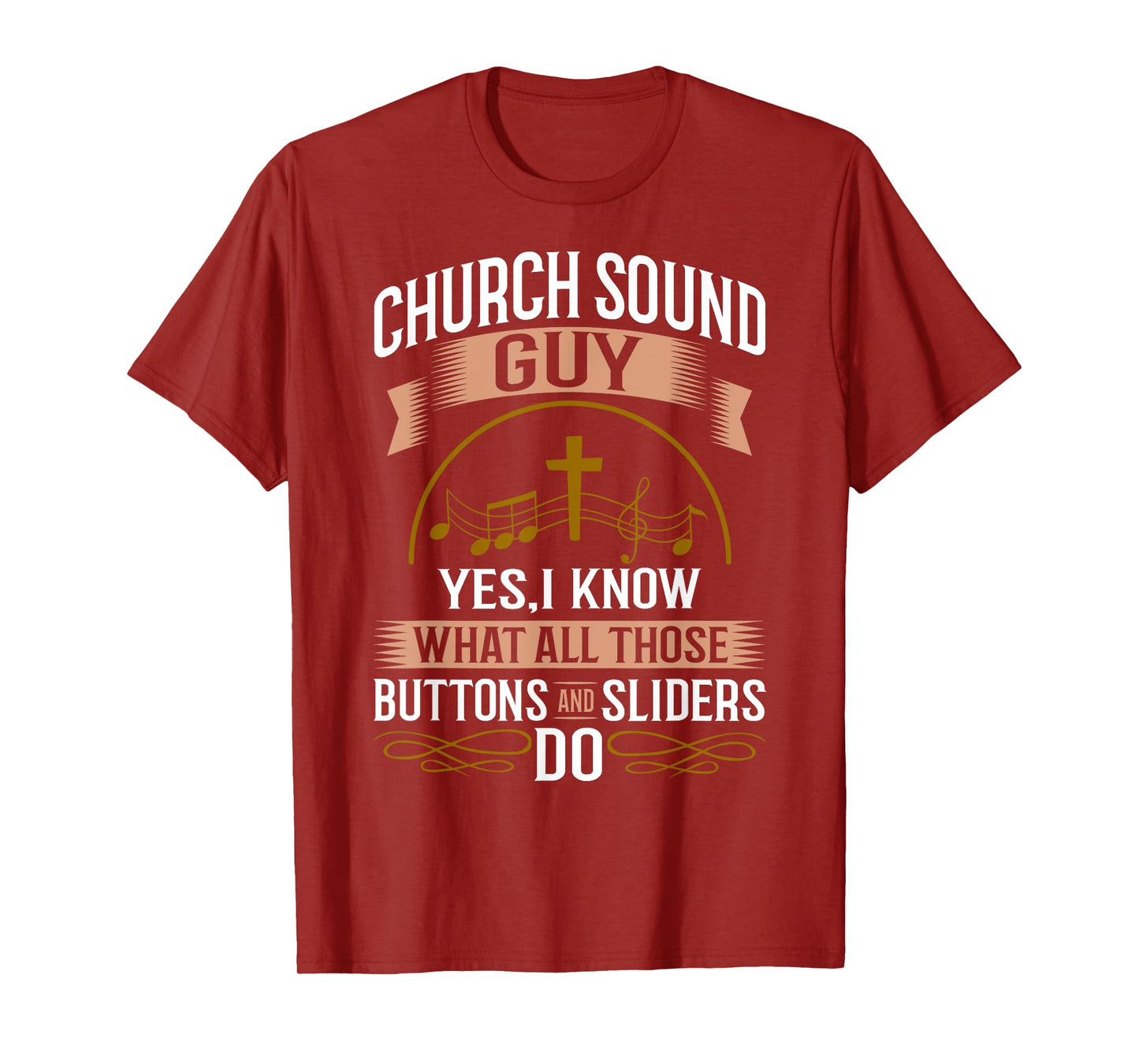 Church Sound Engineer Audio System Music Christian T-Shirt