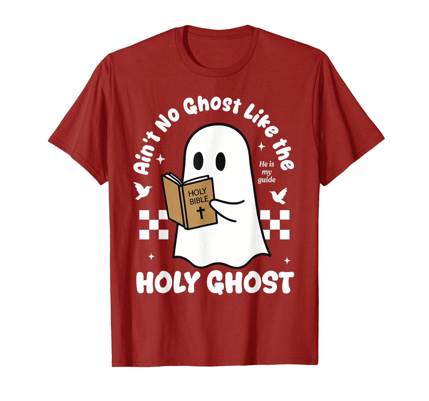 Holy Ghost Christian Fall, Funny Jesus, Cute Ghost Tee T-Shirt
