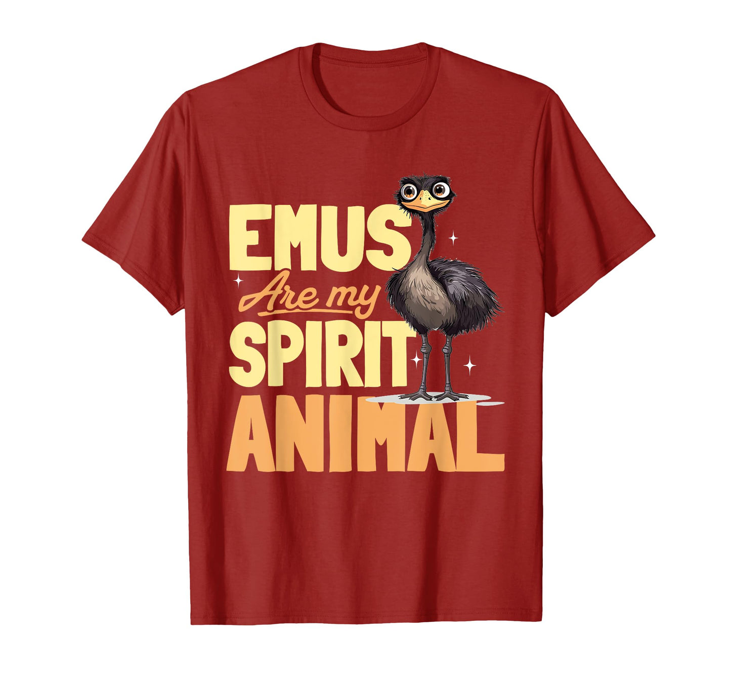 Funny Emu Animal Emus are my spirit animal T-Shirt