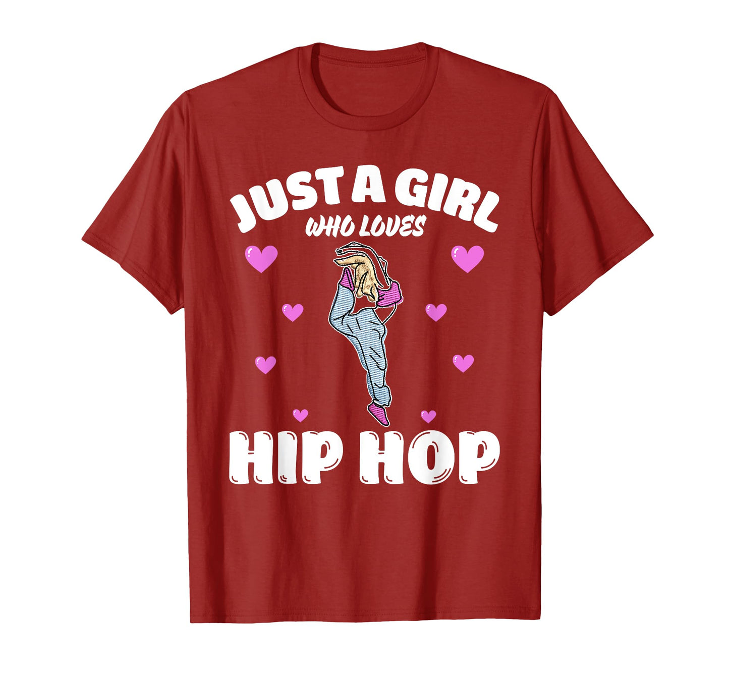 Just A Girl Who Loves Hip Hop, Music Lover T-Shirt