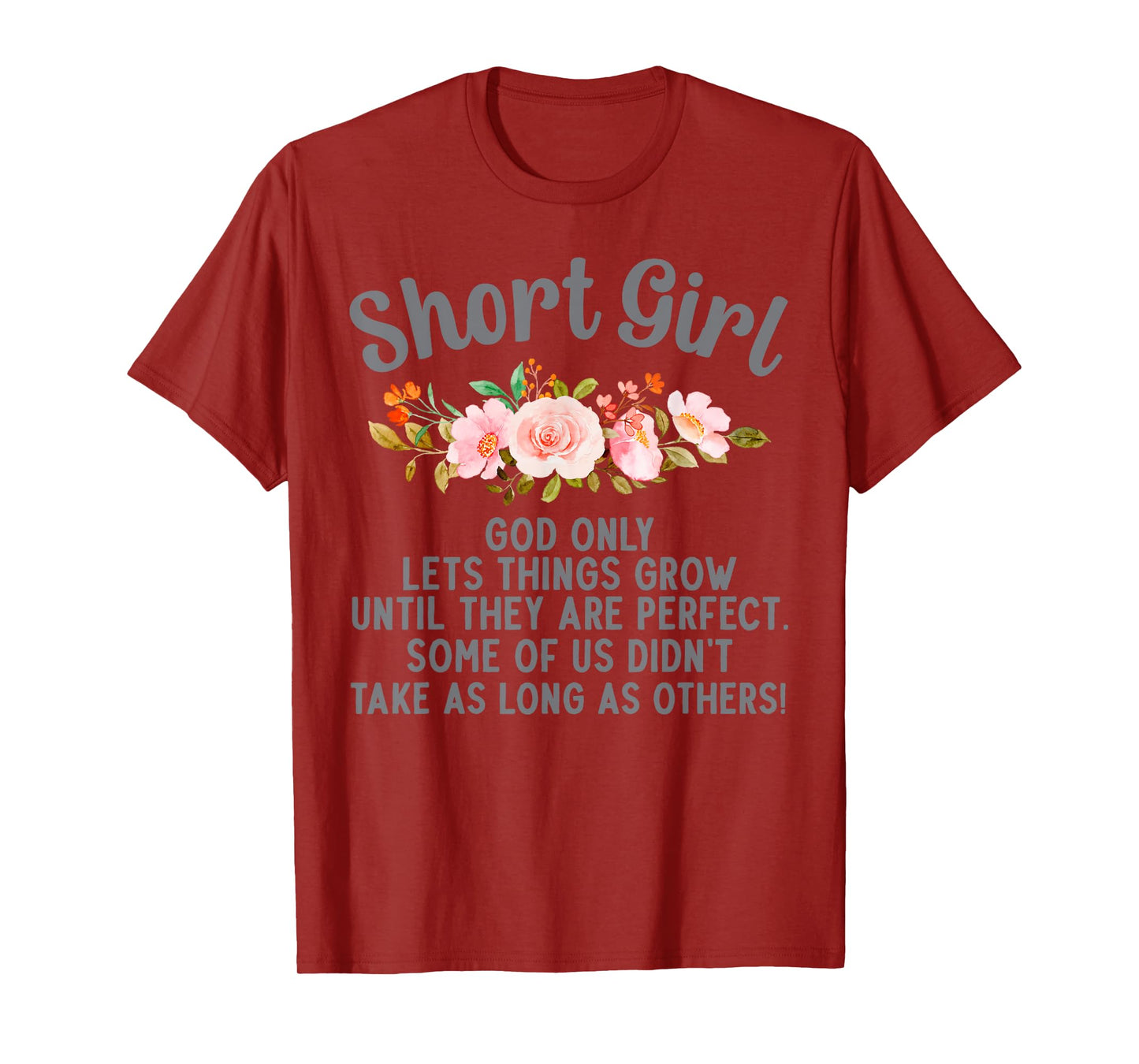 Funny Short Girl Art For Women Mom Short People Short Girl T-Shirt