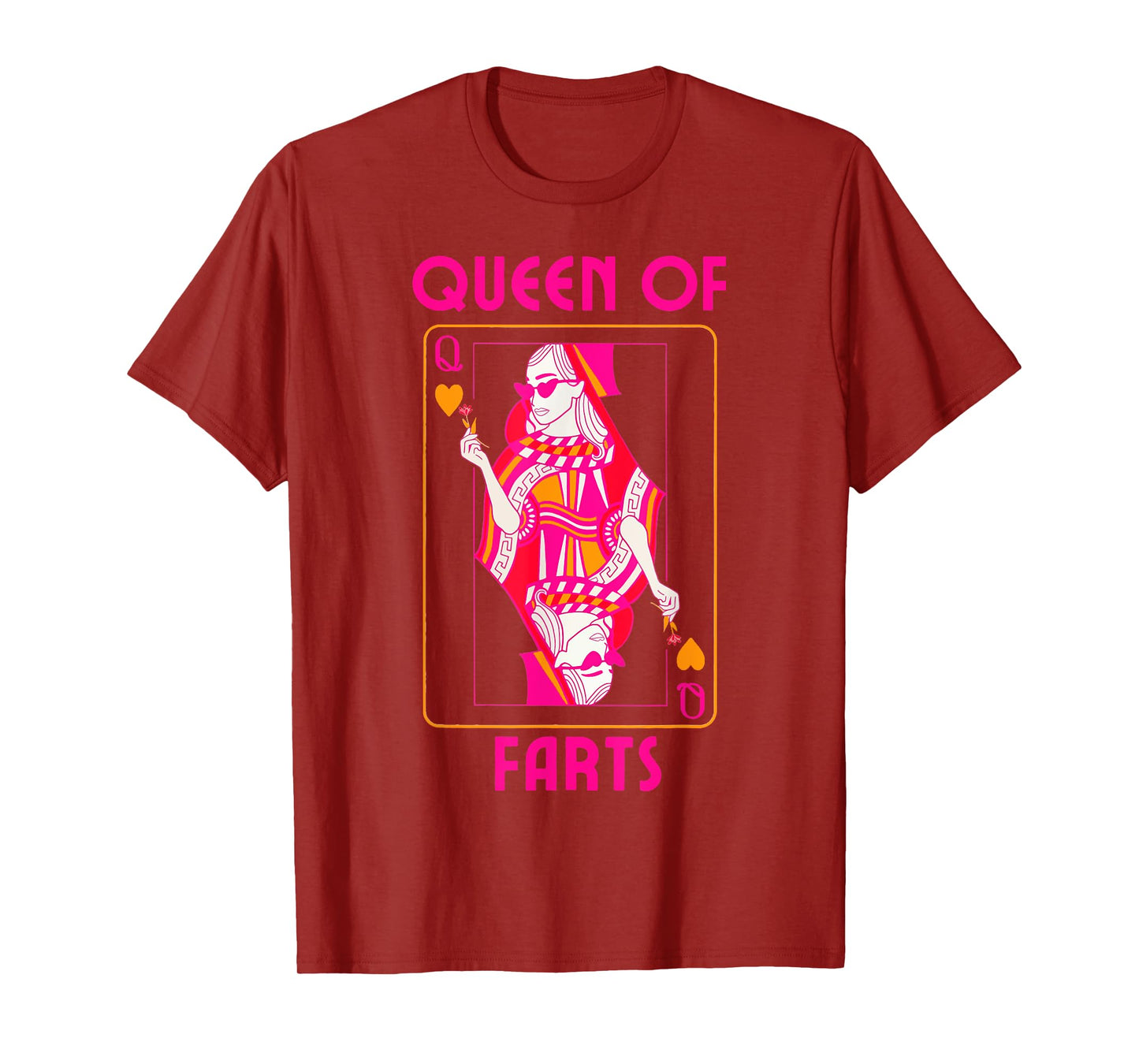 Queen of Farts Embarrassing Joke Adult Humor Men Women T-Shirt