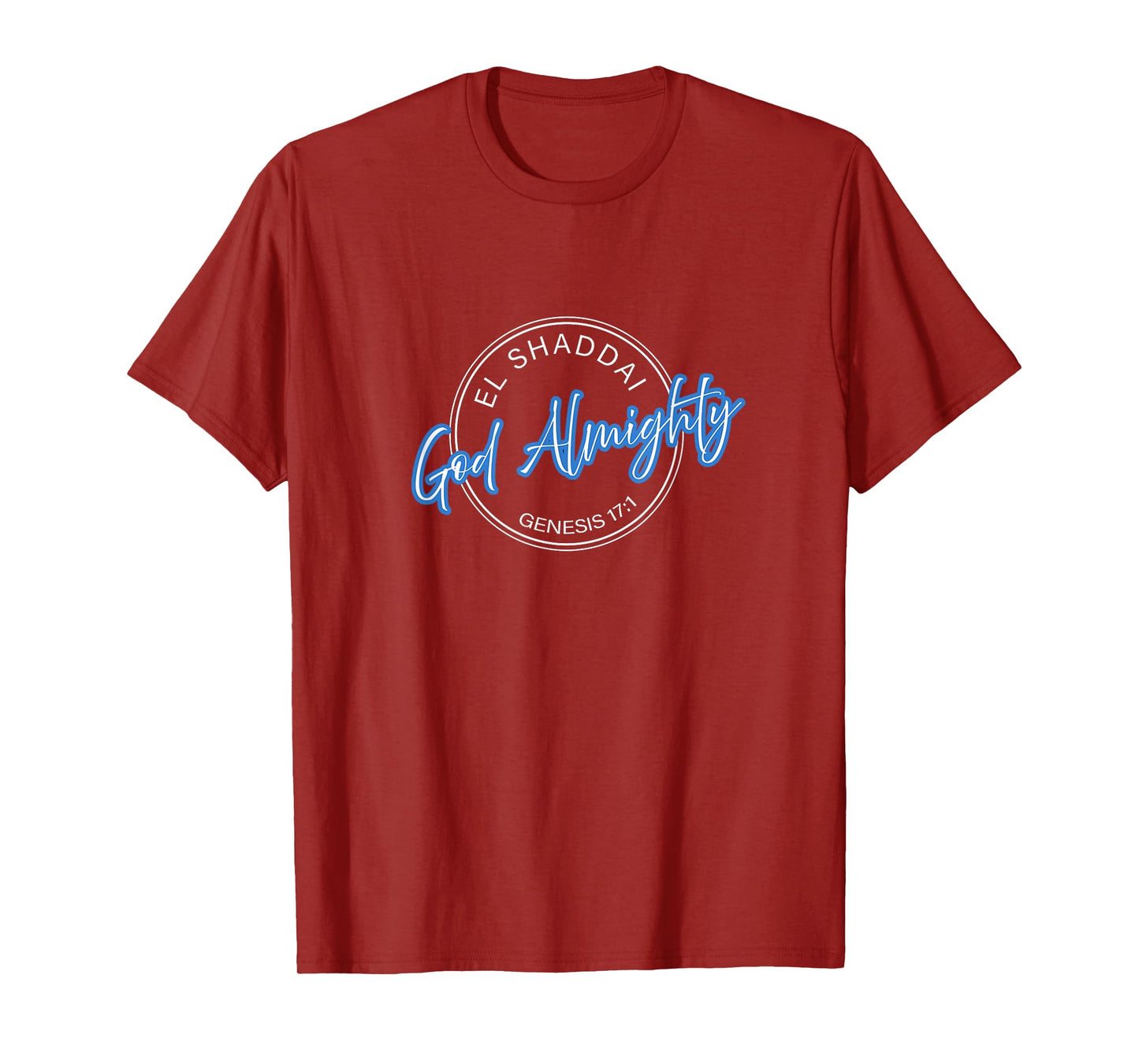 El Shaddai, Almighty God, Men, Women and Youth T-Shirt