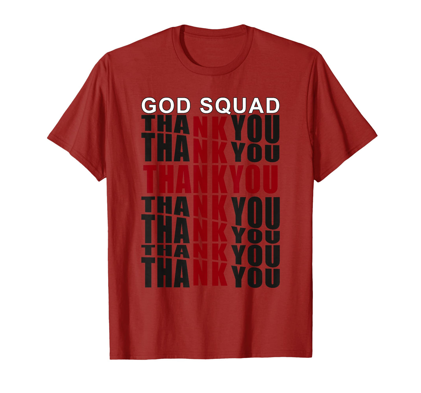 God Squad Jesus Thank You Cross Loved The World T-Shirt