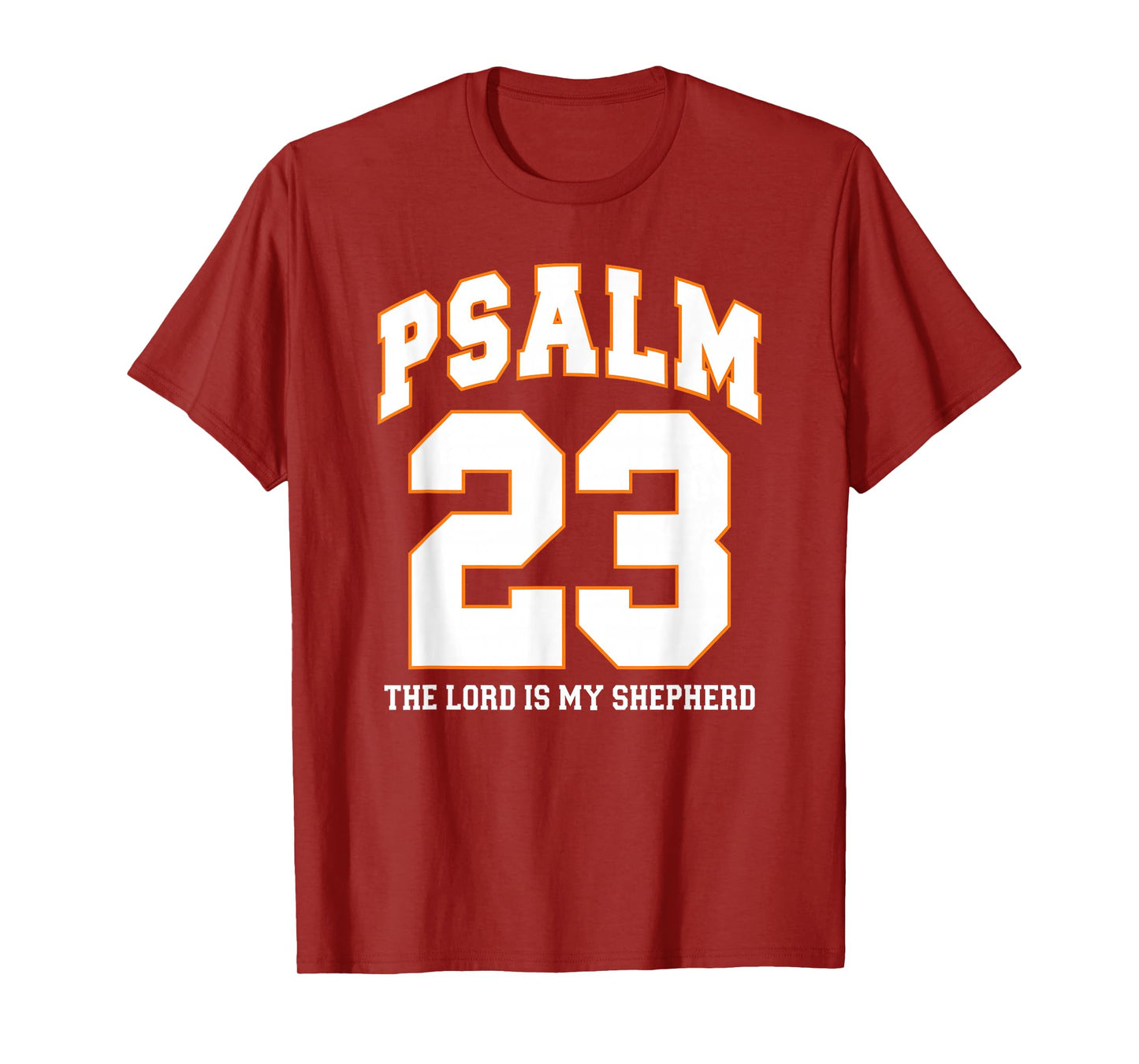 Sports Fan, Psalm 23 The Lord is My Shepherd Christian Faith T-Shirt