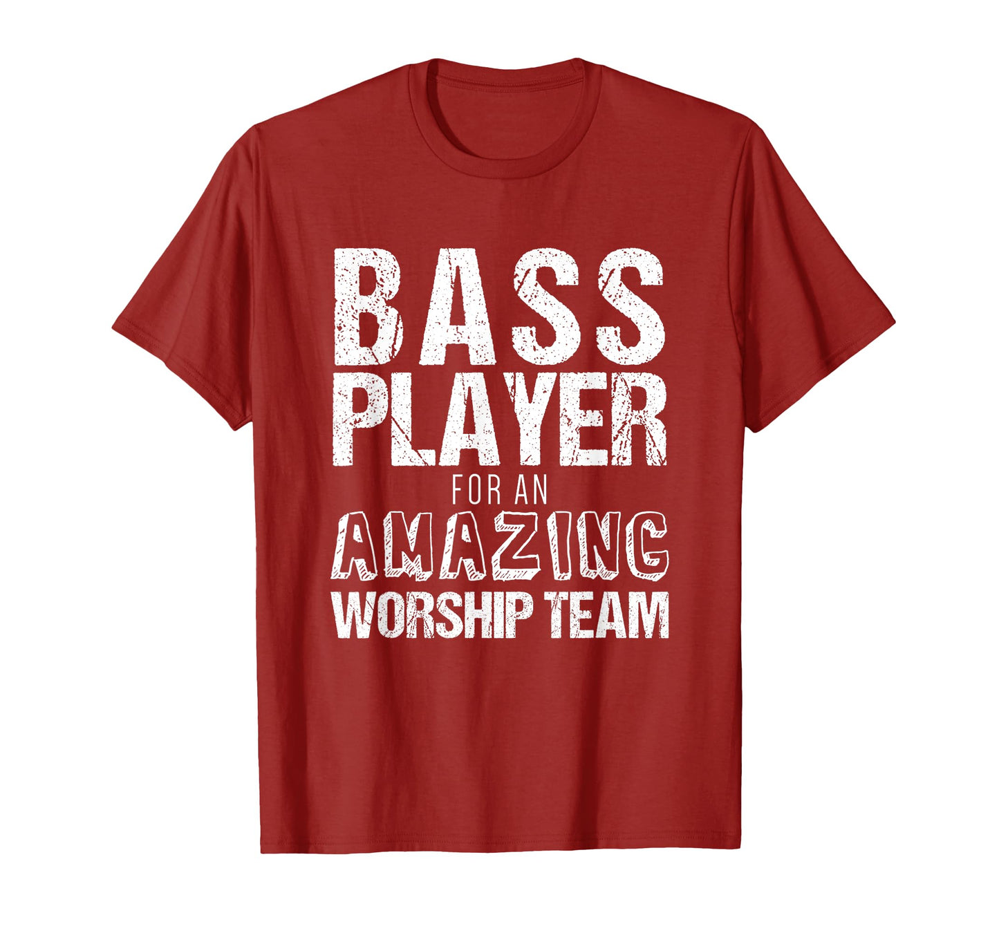 Christian Bass Guitar Shirt | Bass Player Amazing Worship T-Shirt