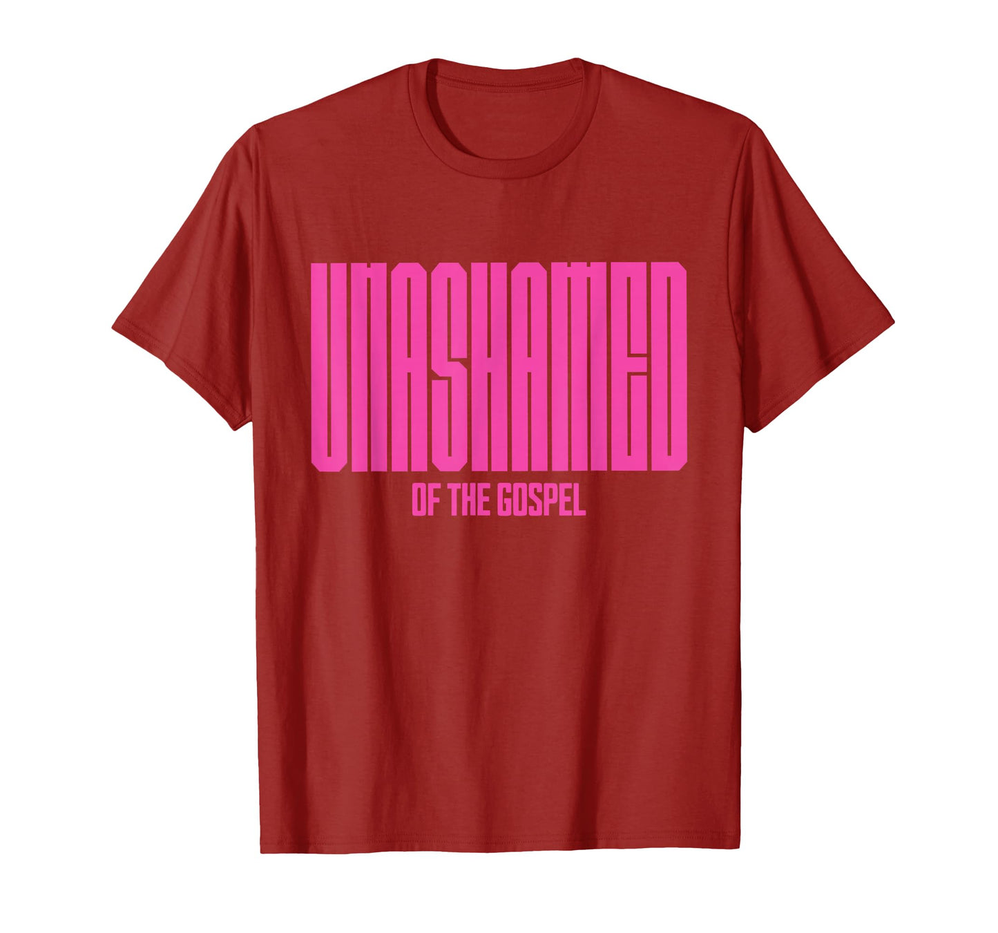 Unashamed of the Gospel Christian Faith bible Romans 1:16 T-Shirt