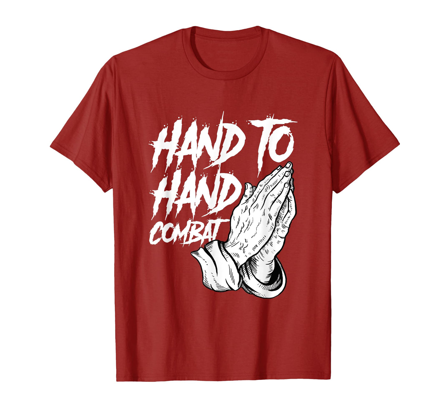 Praying Hands Christian Hand To Hand Combat T-Shirt
