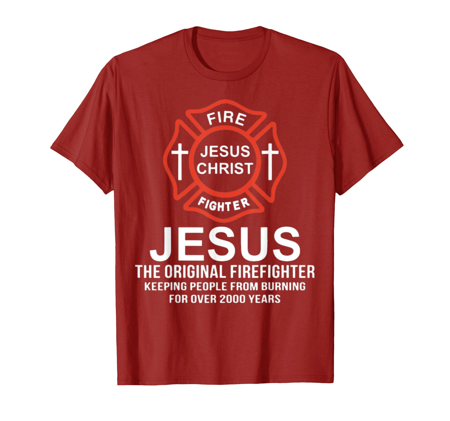Fire Jesus Christ Fighter Jesus The Original Firef T-Shirt