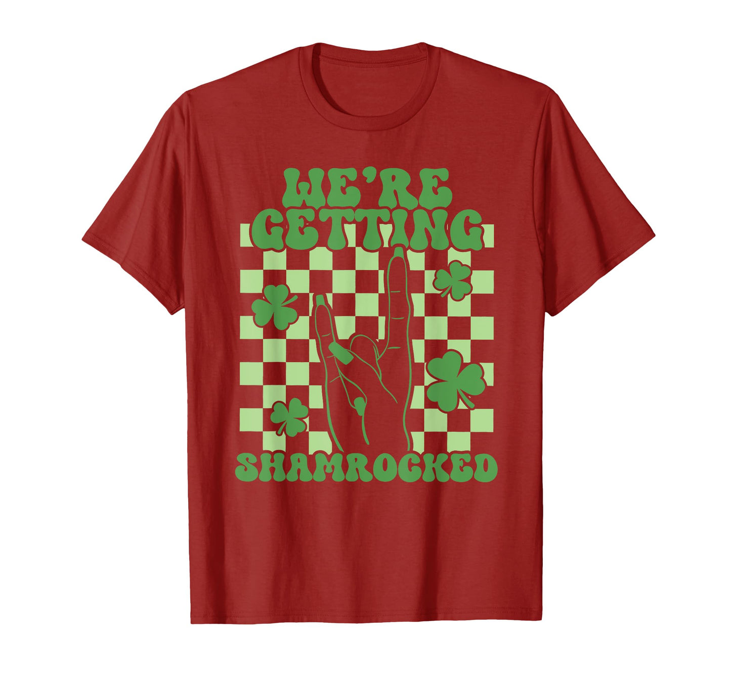 We're Getting Shamrocked St Patricks Day Bachelorette Party T-Shirt