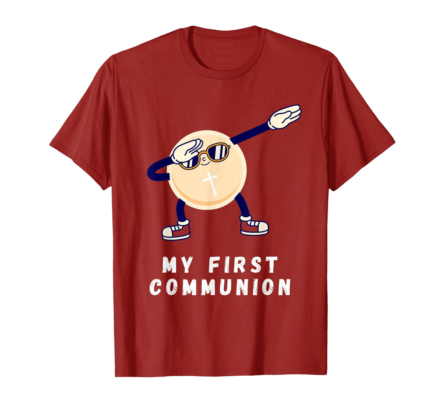 My 1st First Communion Cool Dabbing Wafer Boys Girls Funny T-Shirt