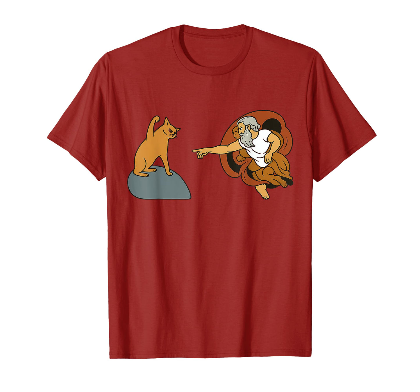 Funny Cat Lovers Creation Parody T-Shirt