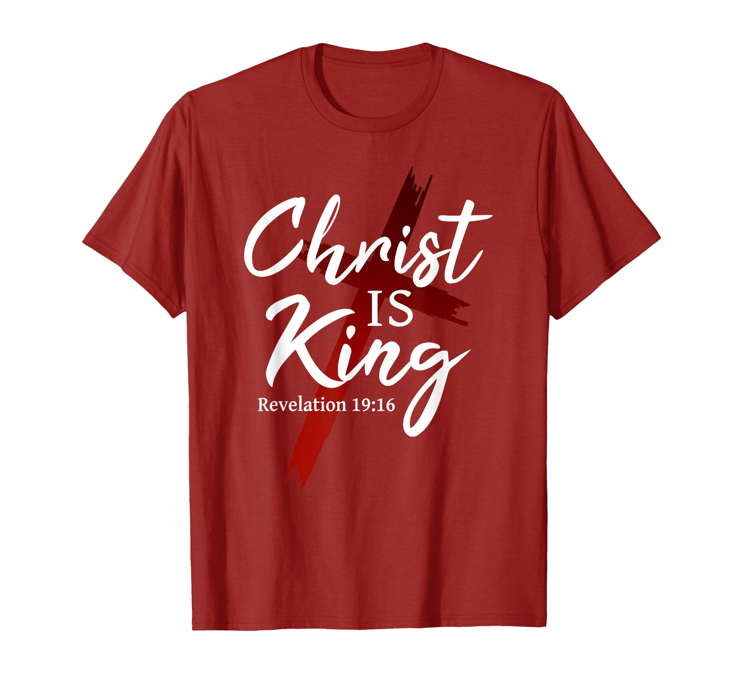Jesus Christ is King Cross God Christian Faith T-Shirt