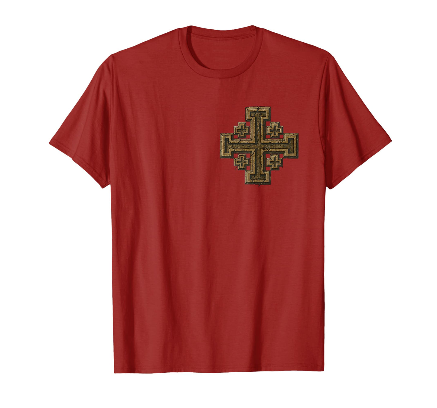 Jerusalem Cross | Christian Catholic Templar Knight T-Shirt
