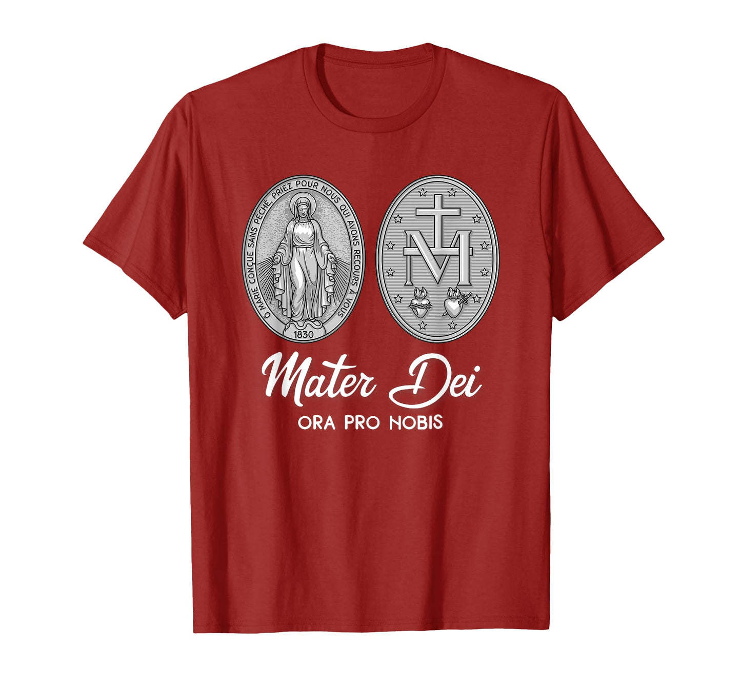 Miraculous Medal Marian Our Lady Catholic T-Shirt