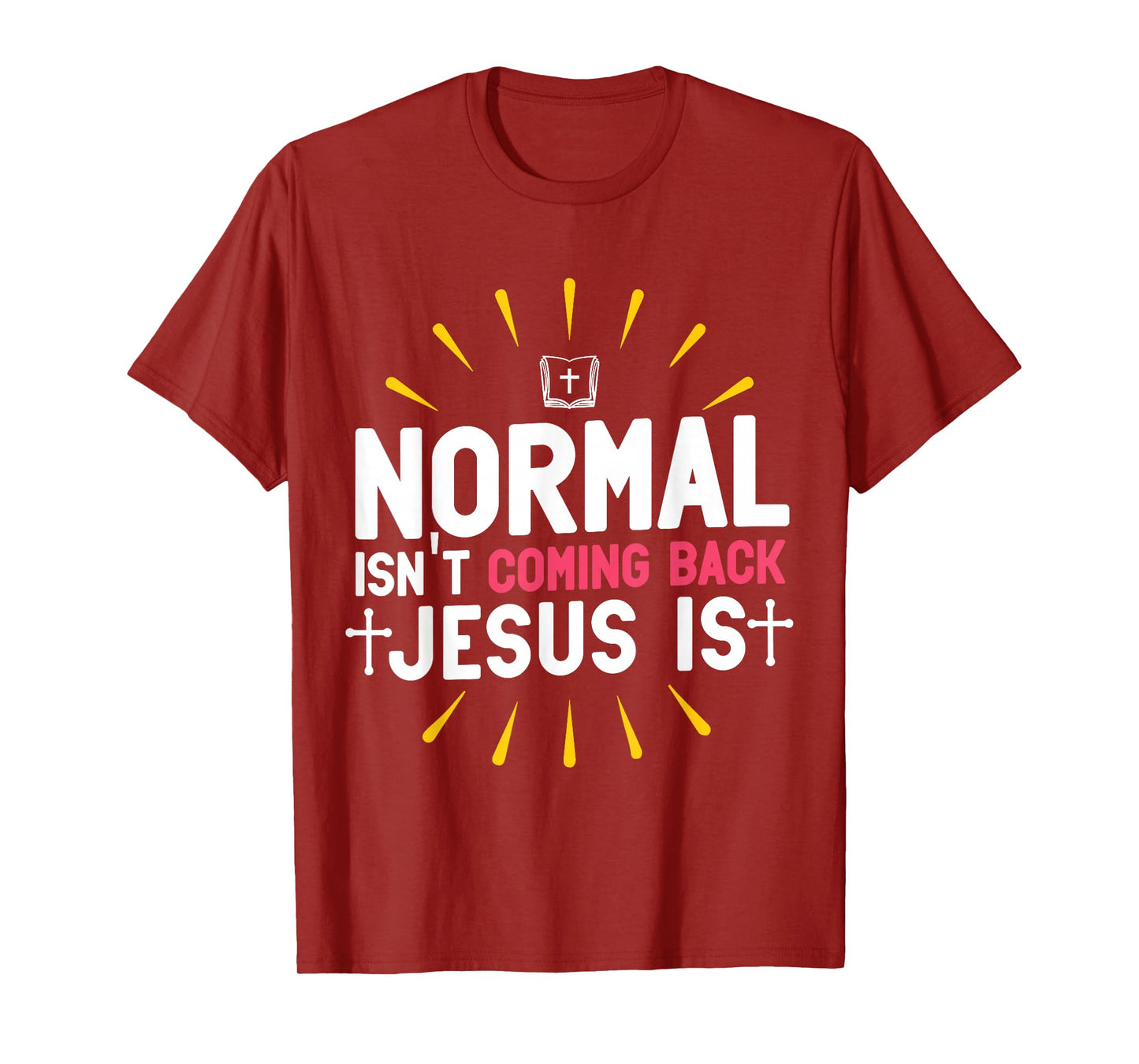 Normal Isn't Coming Back Jesus Is Christian Believer T-Shirt