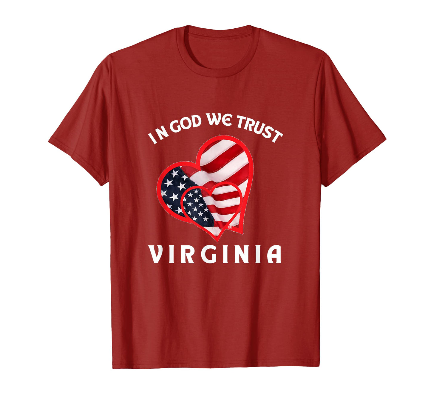 July 4th WE Trust GOD Virginia State T-Shirt
