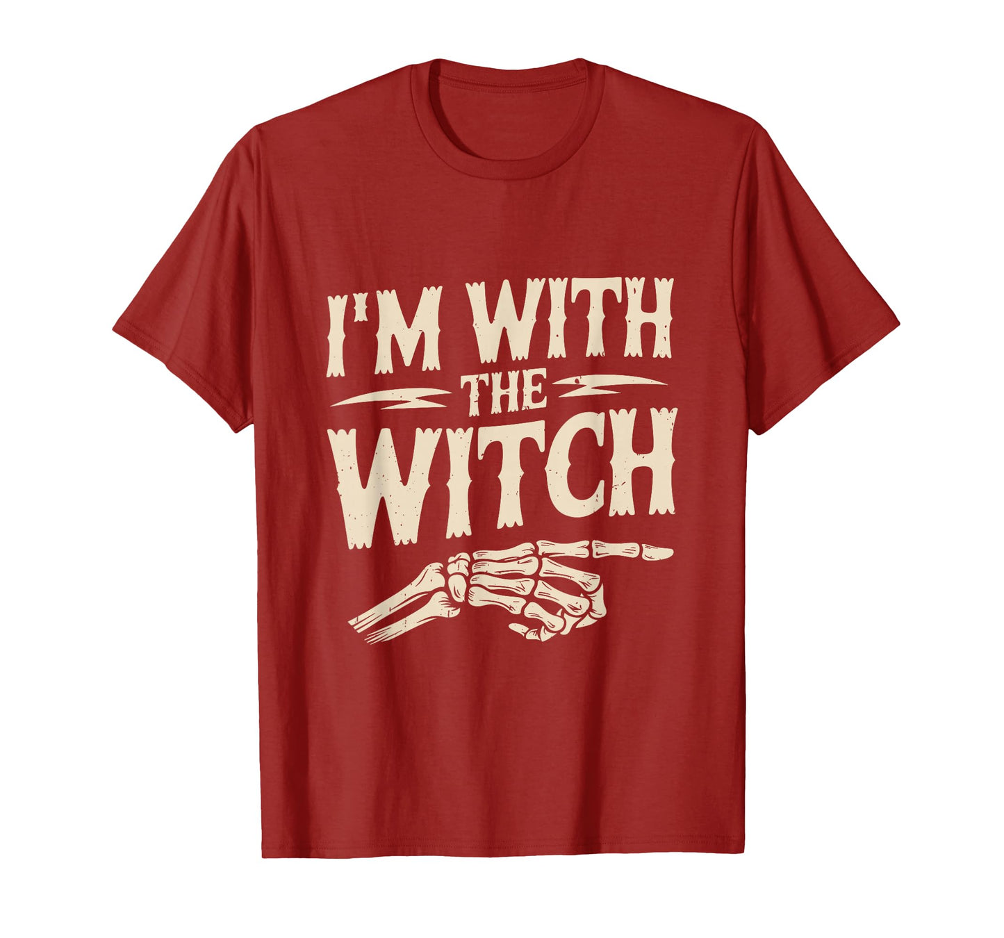 I'm with The Witch Funny Halloween Costume T-Shirt