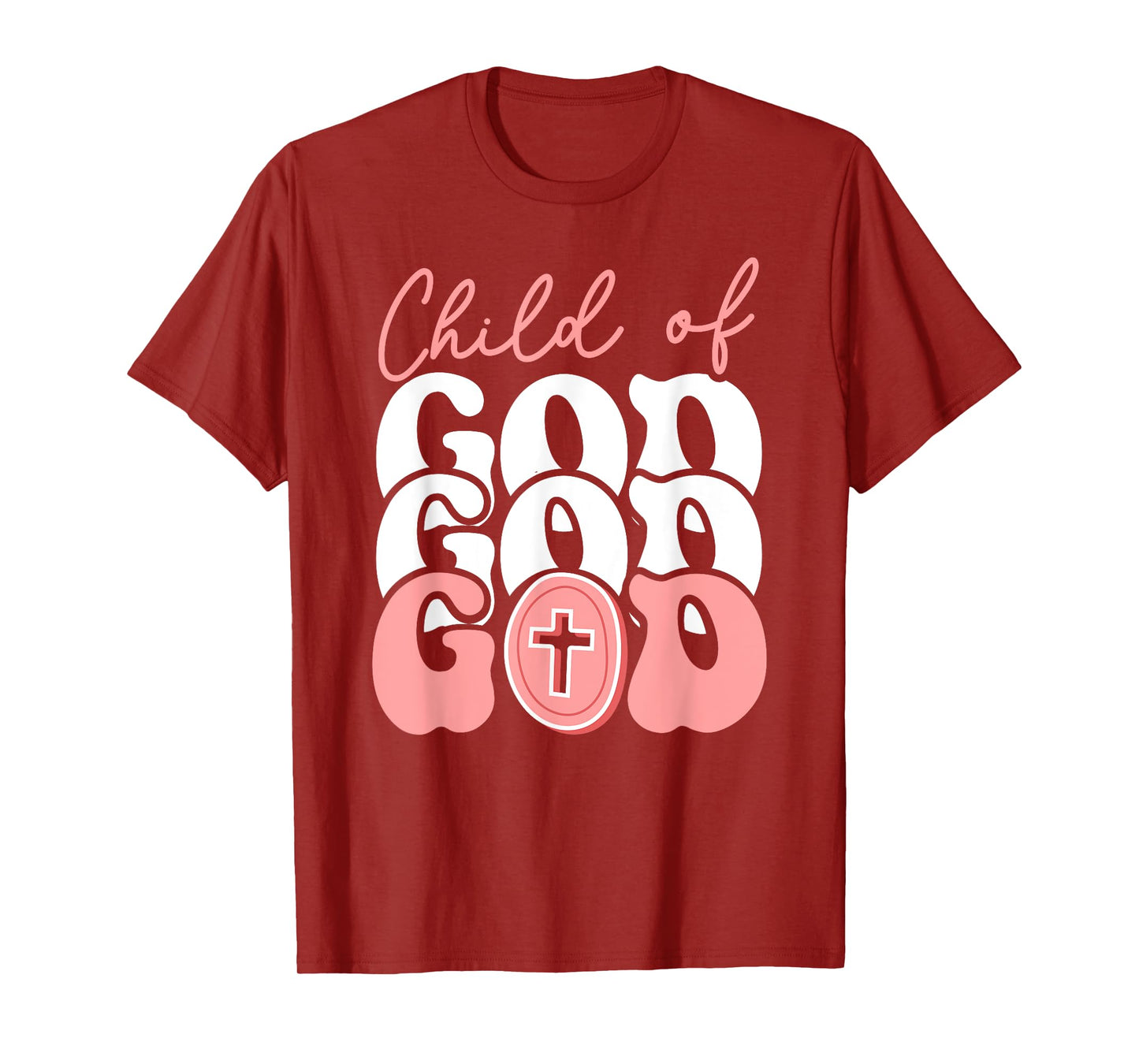 A Child of God The Way The Truth The Life Jesus Cross Lion T-Shirt